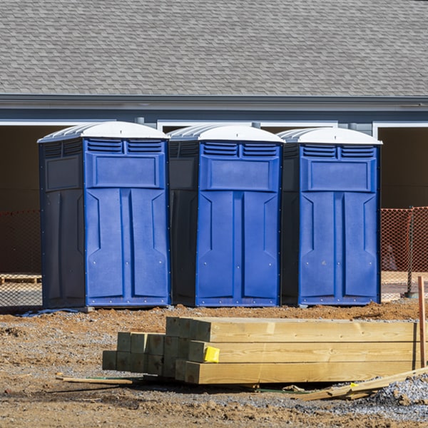 are there any restrictions on where i can place the porta potties during my rental period in Farmingdale